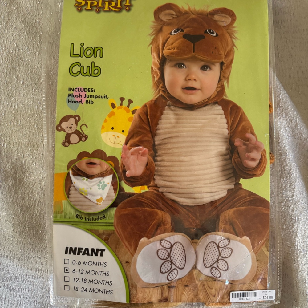 Spirit Lion Cub Infant Costume - Brown